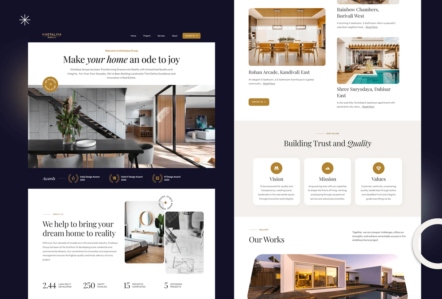 Khetaliya Group design by Blitz Studio